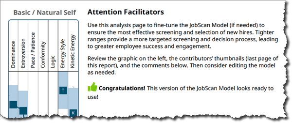JobScan Model - facilitator page - congratulations
