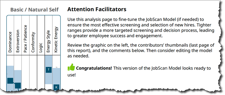 JobScan Model - facilitator page - congratulations