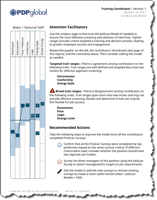 JobScan Model Facilitator Page